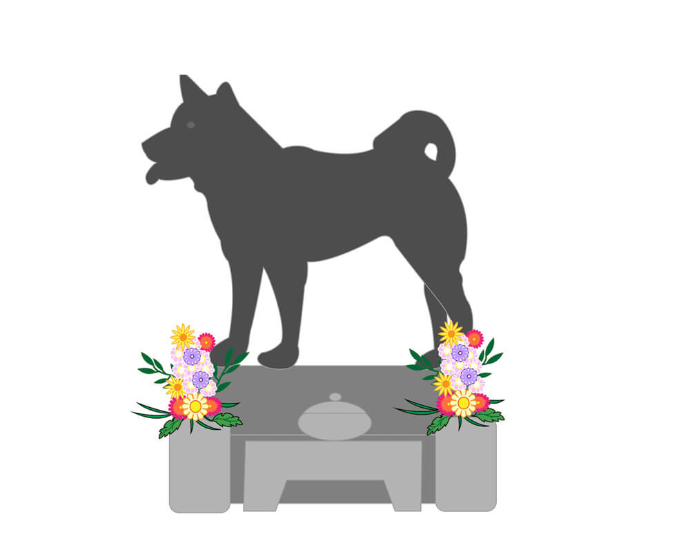 犬の墓
